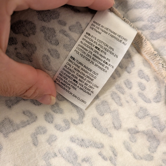 Chico's Animal Print Jean Jacket - Picture 16 of 16